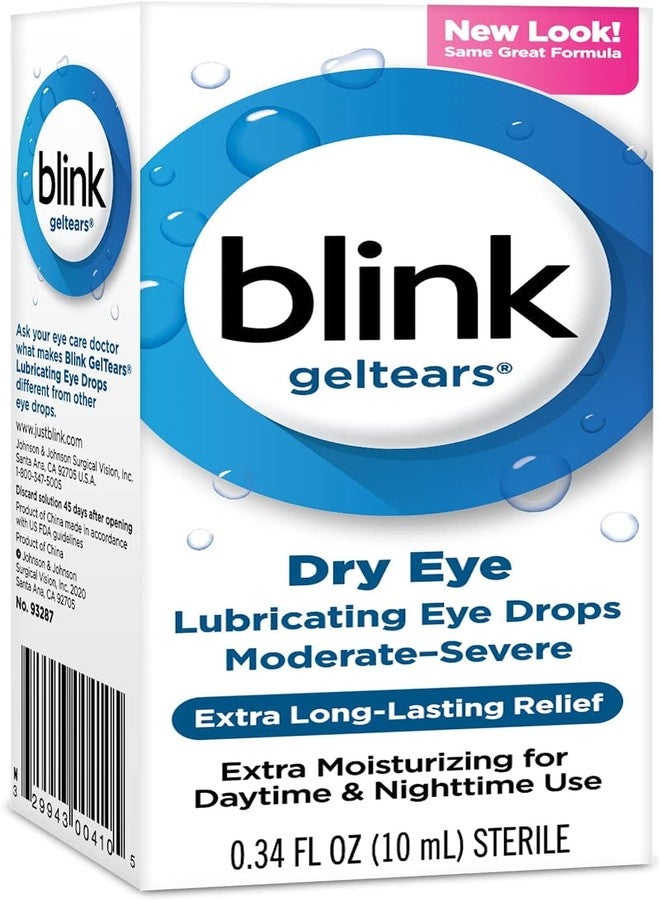 Blink Gel Tears Lubricating Eye Drops 0.34 oz (Pack of 2) - Image 4